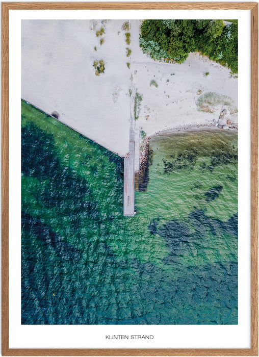 Klinten Strand Plakat