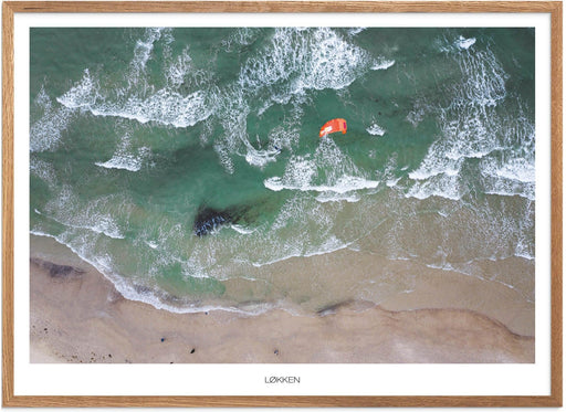 Løkken Surfer - Bred Plakat