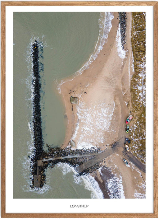 Lønstrup Vinter-Plakat - Plakatsnedkeren