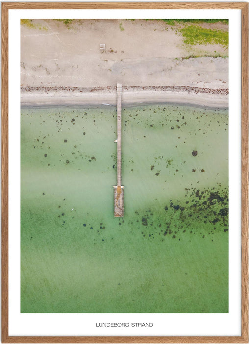 Lundeborg Strand Plakat