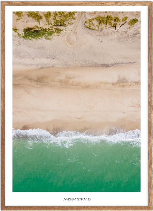 Lyngby Strand Plakat