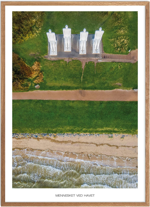 Mennesket Ved Havet Plakat