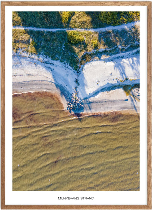 Munkevang Strand Plakat