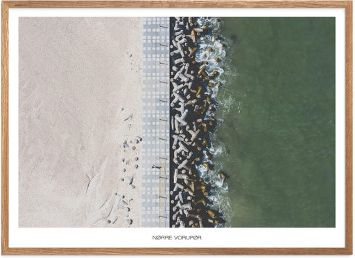 Nørre Vorupør Strand Plakat