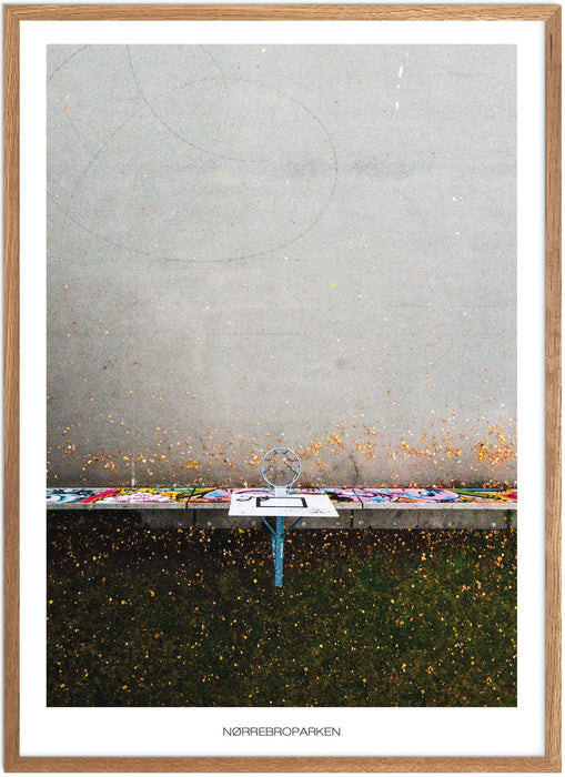 Nørrebroparken - Basket Plakat - Plakatsnedkeren