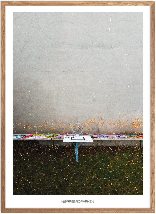 Nørrebroparken - Basket Plakat - Plakatsnedkeren