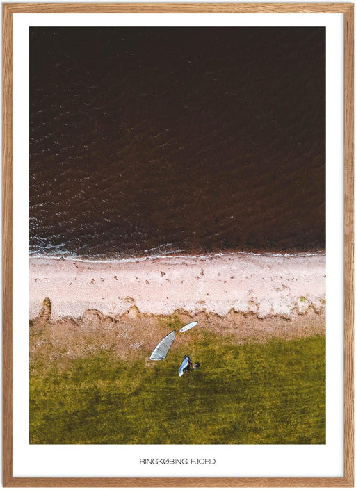 Ringkøbing Fjord Surfer Plakat