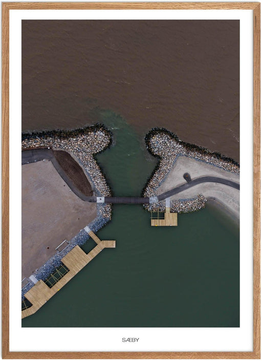 Sæby Havn No.1 Plakat - Plakatsnedkeren