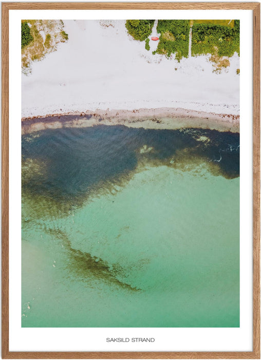 Saksild Strand Plakat
