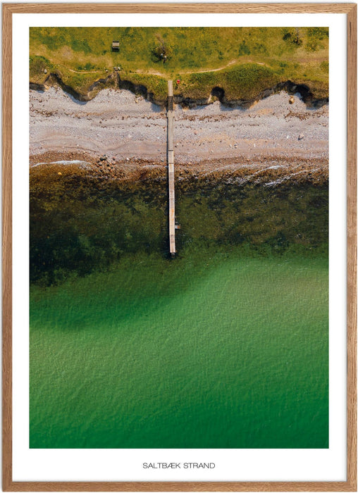 Saltbæk Strand Plakat