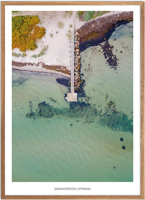 Snekkersten Strand Plakat