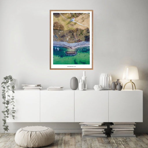 Spodsbjerg Fyr Plakat - Plakatsnedkeren