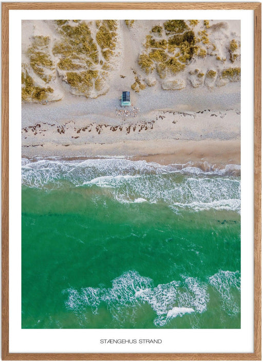 Stængehus Strand No. 1 Plakat - Plakatsnedkeren