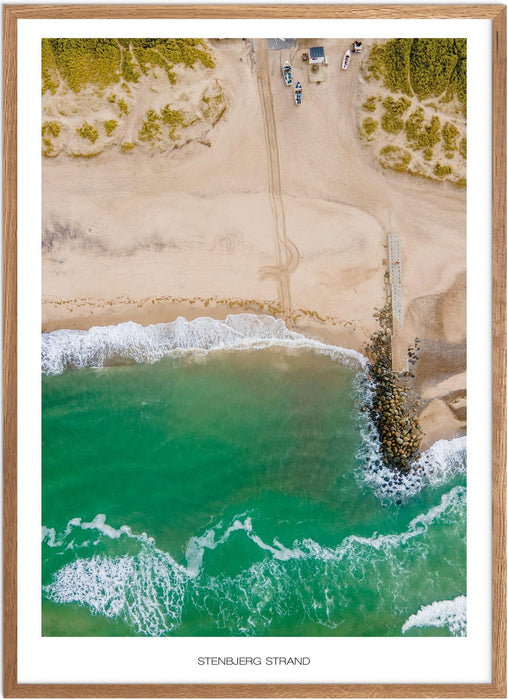Stenbjerg Strand Plakat