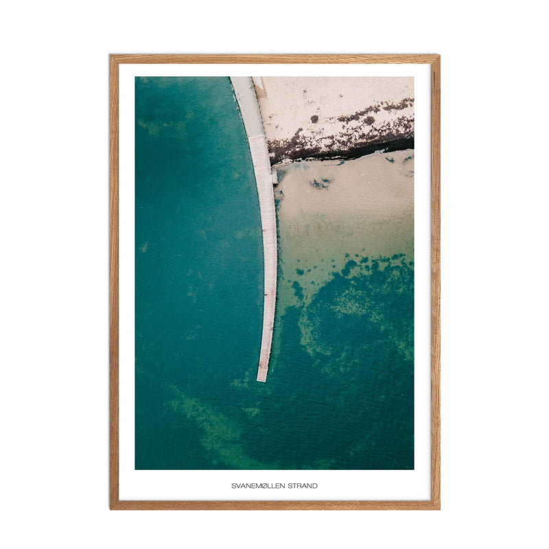 Svanemøllen Strand No. 3 Plakat - Plakatsnedkeren