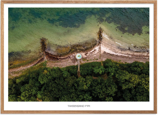 Taksensand Fyr Plakat