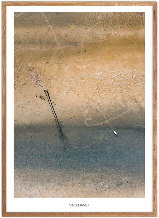 Vadehavet Plakat naturplakat fugl fotokunst
