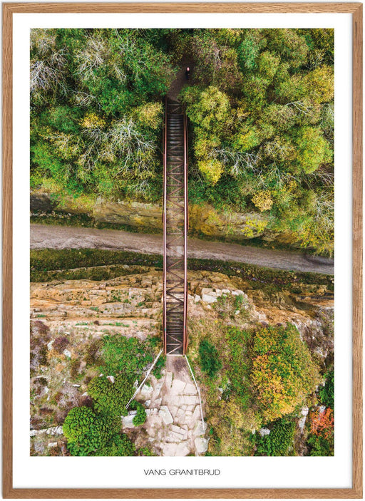 Vang Granitbrud - Bro Plakat - Plakatsnedkeren