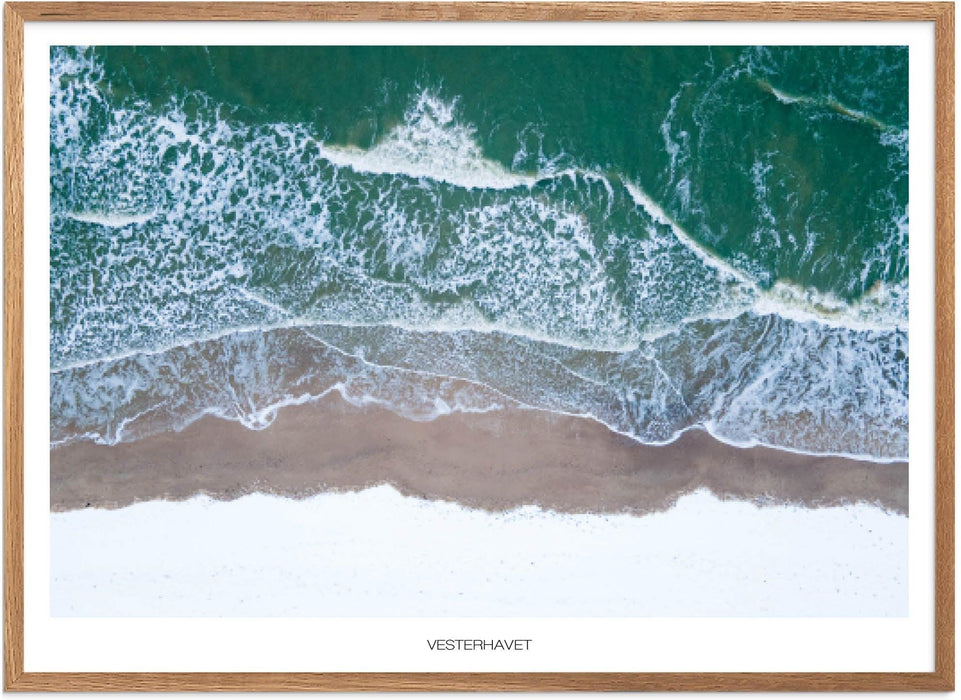 Vesterhavet No. 2 Bred Vinter-Plakat - Plakatsnedkeren