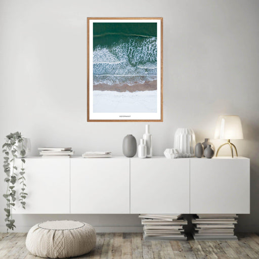 Vesterhavet Vinter-Plakat - Plakatsnedkeren