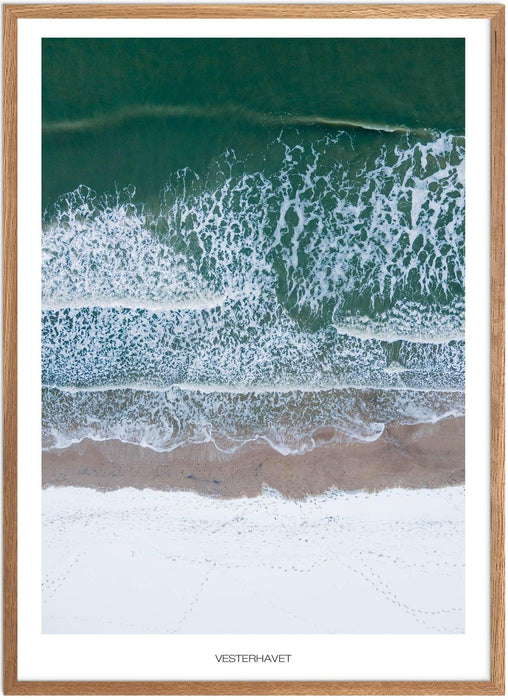 Vesterhavet Vinter-Plakat - Plakatsnedkeren