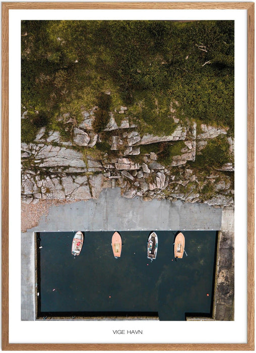 Vige Havn No. 2 Plakat - Plakatsnedkeren