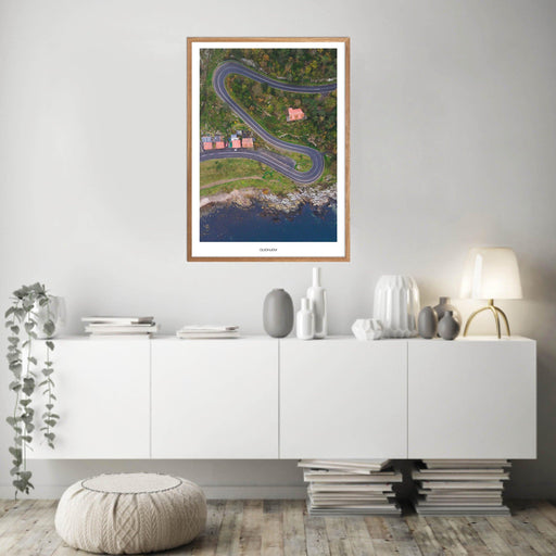 Gudhjem No.2 Plakat - Plakatsnedkeren