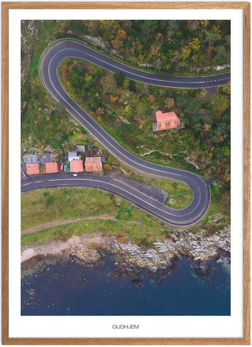 Gudhjem No.2 Plakat - Plakatsnedkeren