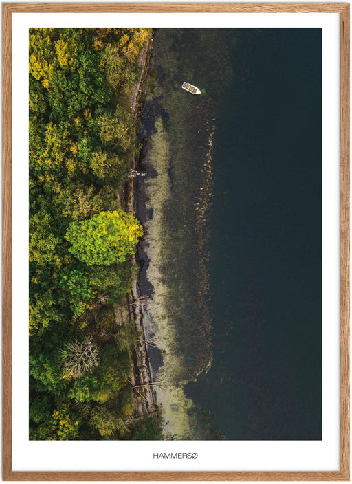 Hammersø - båd Plakat - Plakatsnedkeren